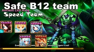 Summoners War - Necro B12 Safe Speed Team (Runes At the End)