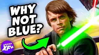 Why Was Luke’s Lightsaber Green in Return of the Jedi? 🟢 #shorts #starwars
