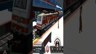 WAP5 AMUL Mahamana Express Arrives at Kharagpur Station - Indian Train Simulator