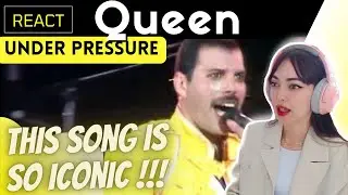 REACTING to QUEEN - UNDER PRESSURE !!! ( Live At Wembley Stadium 1986 )