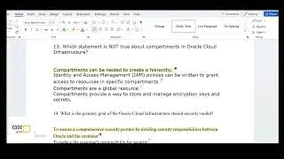 Oracle  Certificate Part1:1Z0-1085-23 Oracle Cloud Infrastructure 2023 Foundations Associate100%Pass
