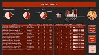 STEP by STEP: Build a Powerful Excel Dashboard for Project/Task/Activities & Resource Management