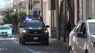 De guardias municipales grupo de intervención rápida de la SSP