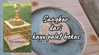 Buat sangkar kayu palet bekas