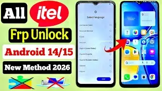 All ltel Google Lock Bypass 2025| All Itel Frp Bypass 2025 I All Frp Unlock |Working New Method 2026
