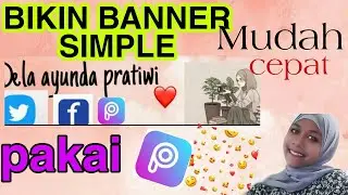 TUTORIAL CARA MEMBUAT BANNER YOUTUBE/SAMPUL YOUTUBE