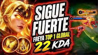 CARRIES AGAINST GLOBAL TOPS AFTER THE NERF! FREYA TOP 1 GLOBAL 82.8% WINRATE! | MOBILE LEGENDS