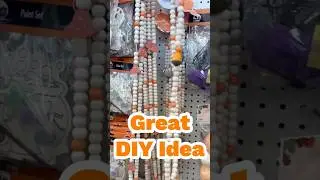 Great DIY using Dollar Tree Fall String Beads #diy #shortsvideo #shorts #dollartree