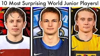 Top 10 MOST Surprising World Juniors Players So Far! (NHL Top Prospects IIHF WJC Rossi/Elias Rumors)