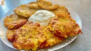 Драники из кабачков. Оладьи из кабачков.