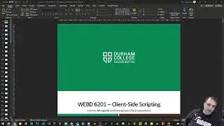 WEBD6201 - W2022 - Week 11 - Part 1 - Intro to MongoDB and Mongoose CRUD Operations