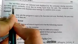 Types of Errors in C Program | Syntax Errors , Logical Errors | Run Time Errors | Computer Science