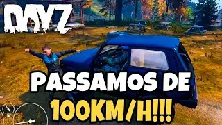DAYZ PASSAMOS DE  100km/h com o carro no PS5