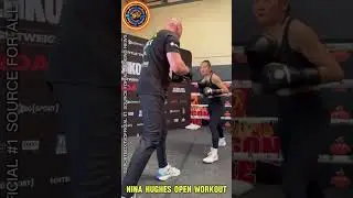 Nina Hughes Open Workout - Australia #boxing #sports #news
