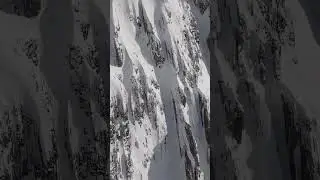 John Collinson Skiing Insane Alaska Line