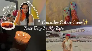 Rest Day In My Life🤍Winter Self Care✨Emirates Cabin Crew✈️Vlog✨