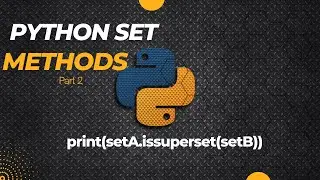 3.8 Python Set Methods 2