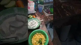 masak siang ini sayur asem lauk ikan pindang dan bakwan. #masak #sayur