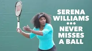 SERENA WILLIAMS • WIMBLEDON CHAMPION • DRILLS & COMPLETE TRAINING SESSION