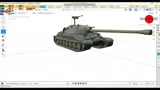 Советский танк (IS-7) 3D Модель