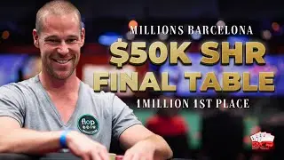 Crazy ROLLERCOASTER at $50k Super High Roller 1st place $1,000,000 Final Table Highlights