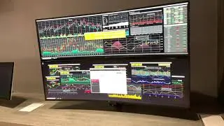 Stacked curved display