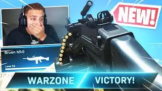 the NEW MK9 LMG HAS NO RECOIL! NEW DLC GUN in WARZONE!! (Modern Warfare Warzone)