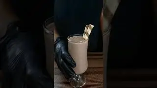 Banana with KitKat Milkshake  #asmr #shorts