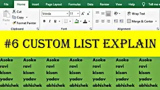 Without Type Create list 🔥 Custom Lists in excel Hindi | Custom Lists in Excel | custom list excel