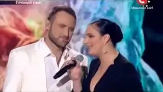 Елена Ваенга и Сергей Гладыр.    Аэропорт.   Х фактор 4  Десятый прямой эфир 28 12
