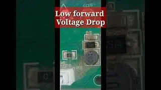 SS14 schottky barrier rectifier features | electronics | #shorts