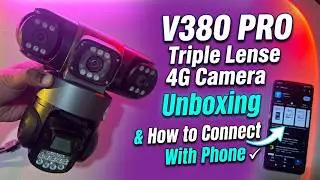 V380 PRO Outdoor 4G SIM Camera Unboxing & How to Connect With Phone