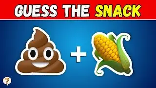 Guess The Snack by Emoji 🍟🥨 | Fun Emoji Quiz