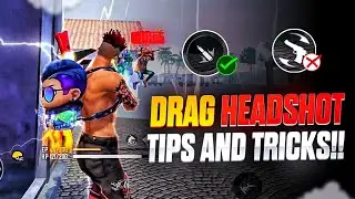 Free Fire Drag Headshot Tricks and Setting || Headshot tips and tricks in free fire 