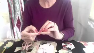 Part 1. Crazy Patchwork with 10cm Hexagons. Hand Sewing Project