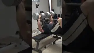 T-Bench Dumbbell Floor Press - easier to get heavy weight into position with no spotter.