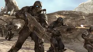 GEARS OF WAR 3 NPC Wars #4 (Locust vs COG)