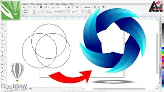 Corel Draw Tutorial | Logo Design Idea for a Circle Logo