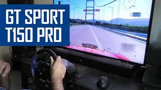 Gran Turismo Sport with the Thrustmaster T150 Pro Force Feedback Wheel on the PS4 Pro 2021
