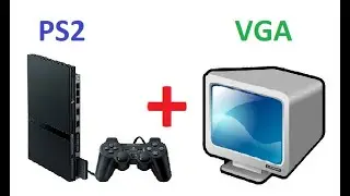 playstation 2 to VGA подключение к монитору