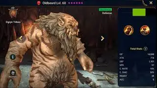 Raid Shadow Legends Hero Showcase Oldbeard lv 60