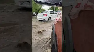 Омск Май - плывем после дождя
