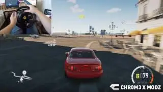 Forza Horizon 2 - Mazda MX5 Miata Budget Drift Build w/Thrustmaster Wheel Cam