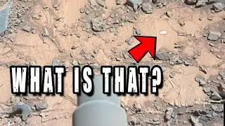 Curiosity Rover Spots Weird White Spot On Martian Surface