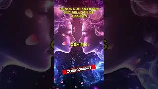 Signos que prefieren una relación de amantes antes que una relación seria. #shorts #amor #astrologia