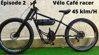 #2 DIY Vélo Café Racer - Moteur installation du moteur électrique Bafang