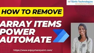 How to Remove Items from Array from Power Automate Flow | Remove Empty Item Array Power Automate