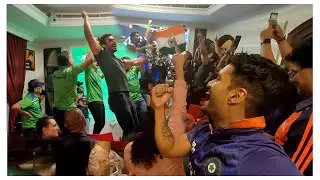 how people in Dubai Watched the India and Pakistan Match @MohzKhan