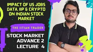 Impact of US jobs data, iip & crypto on indian stock market | Advance 2 | Lesson 4 | #joint #iit