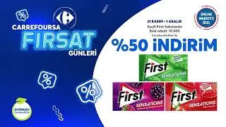 Seçili First Sakız Çeşitlerinde %50 İndirim!